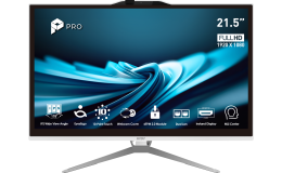 Image 1 - MSI AiO PRO AP222T 14MA-664XEU - i3-14100, 21.5&quot; FHD Touch, 16GB, 512GB, fehér