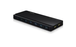 Image 1 - TP-LINK UH720 7 ports USB 3.0 HUB, 2 portos gyorstöltő