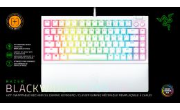 Image 1 - Razer BlackWidow V4 75% - White Ed. - US Layout