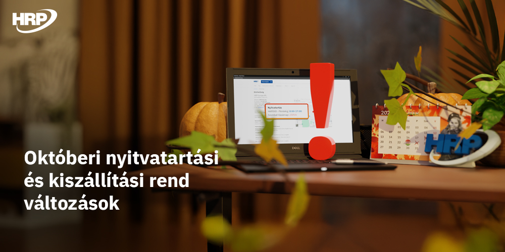 Októberi nyitvatartási és kiszállítási rend változások