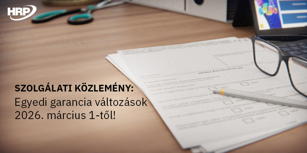 Szolgálati közlemény: Egyedi garancia változások 2026. március 1-től!
