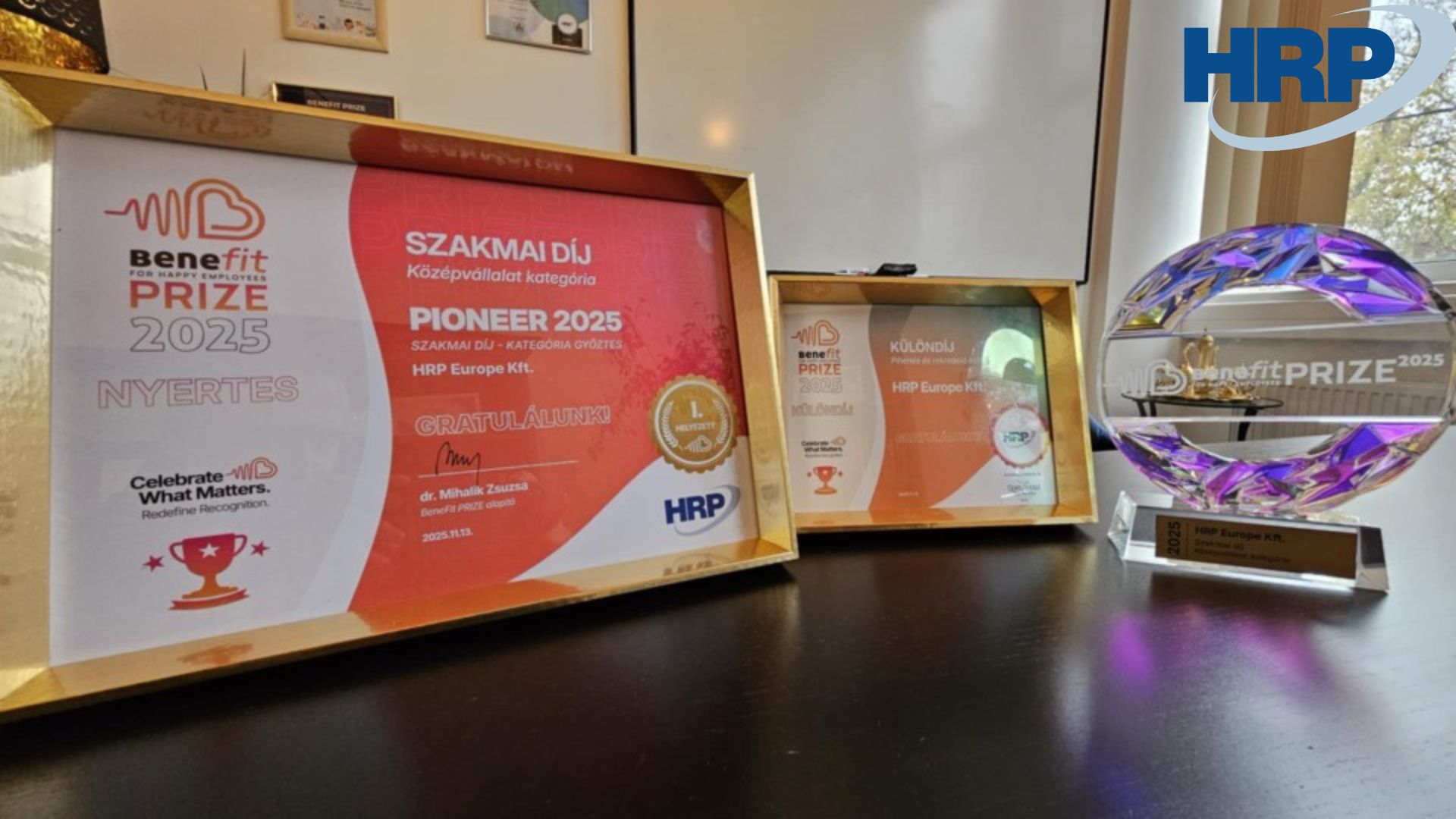 Díjak sorozata a családbarát és szerethető munkahelyért